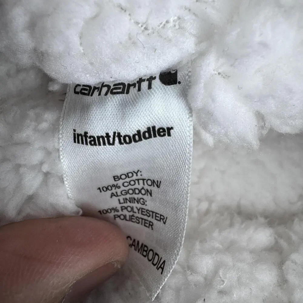 Carhartt Infant Toddler Trapper Hat Camo Sherpa Lined Ear‎ Flaps Winter Hunting